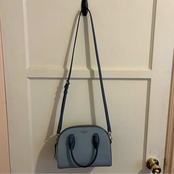Kate Spade Blue Reilly Crossbody Top Handle Bag - Picture 2 of 12